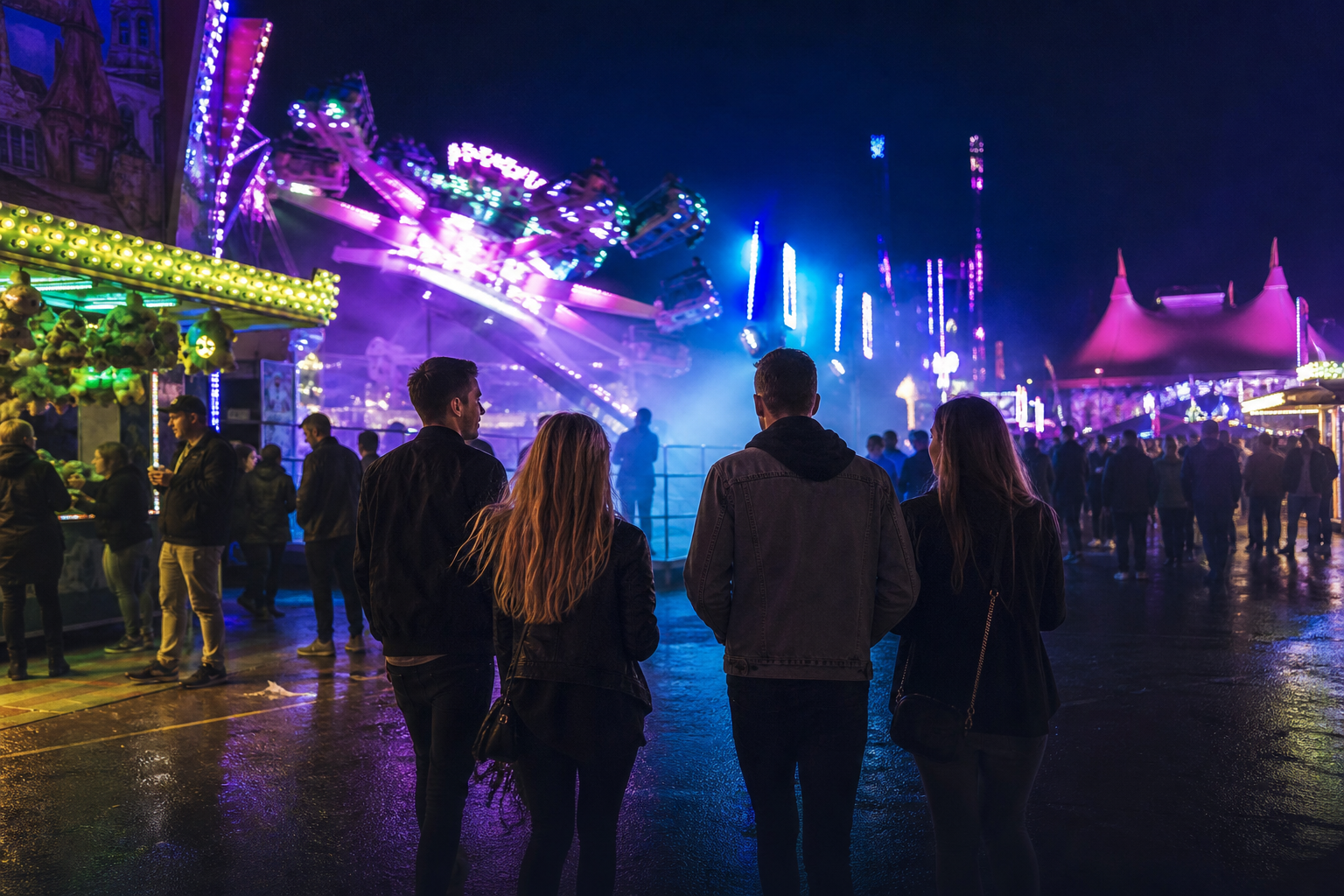 Kirmes bei Nacht